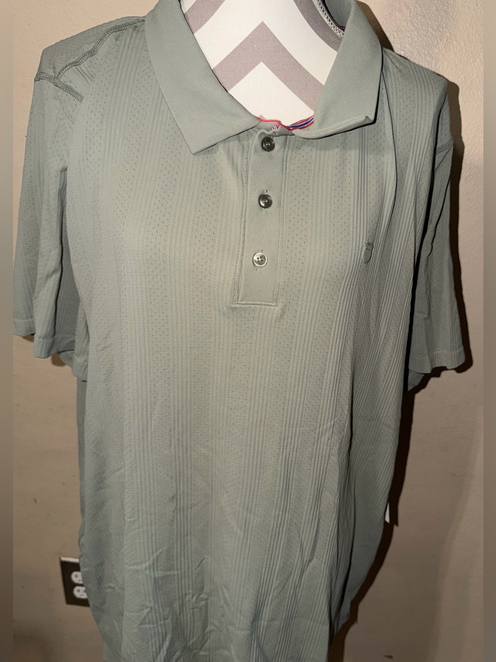 K-Swiss Men's Sage Green Polo Shirt NWT